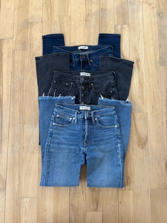 Madewell Denim - Madewell Bundle - Cali Demi boot cut and skinny jeans
